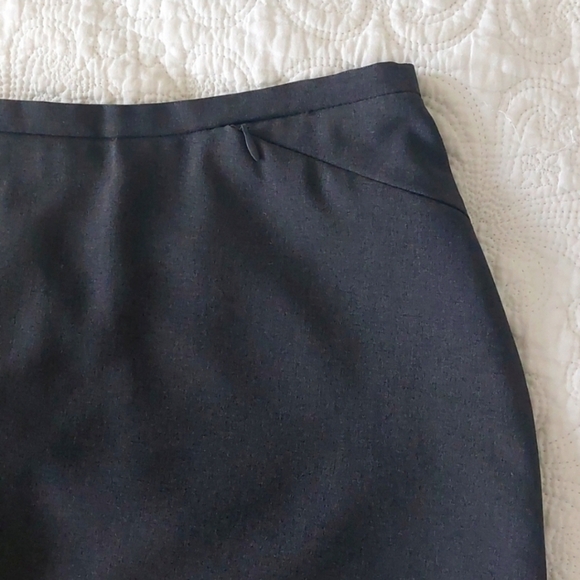 NYCo 8 Charcoal Gray Pencil Skirt Classic - Picture 2 of 7